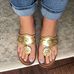 AUTHENTIC GOLD JACK ROGERS